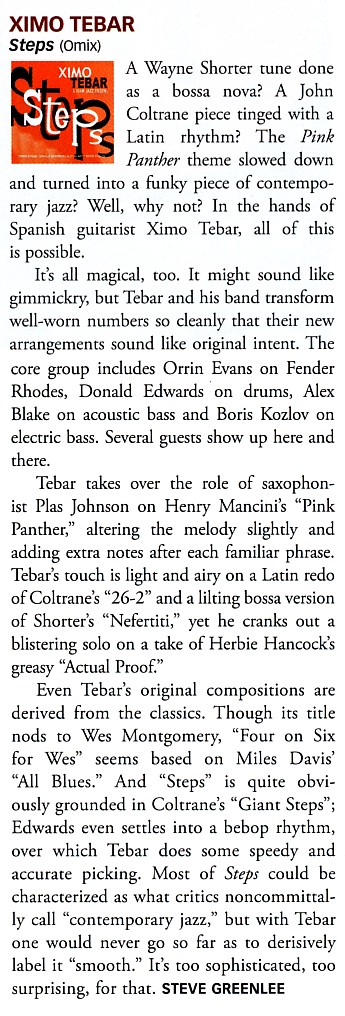 Review STEPS Jazz Times